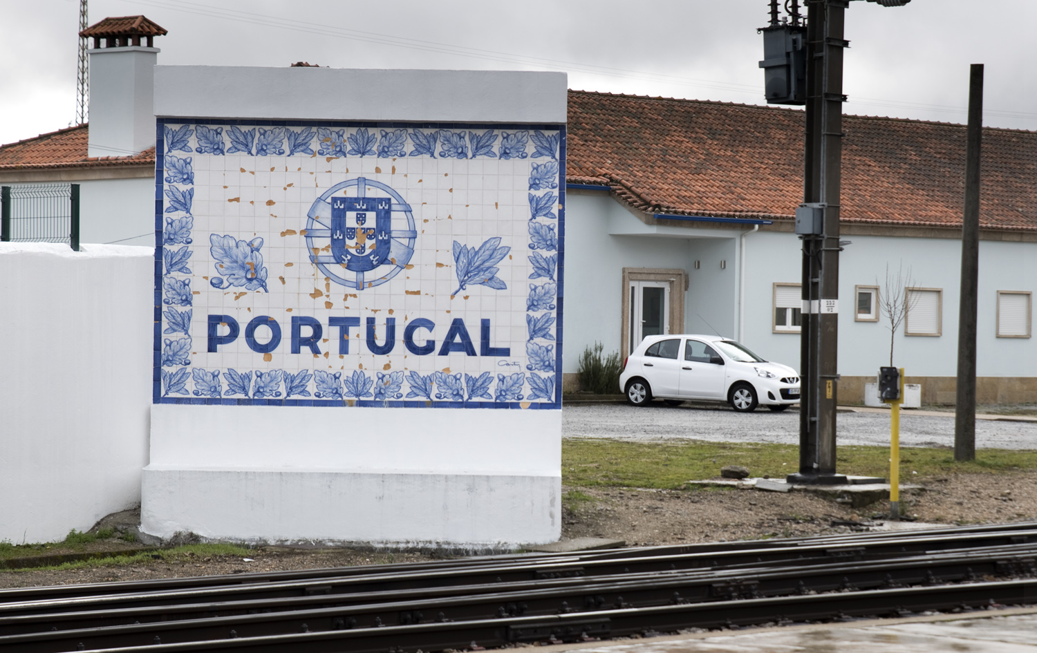 Indicação da estação de entrada em Portugal