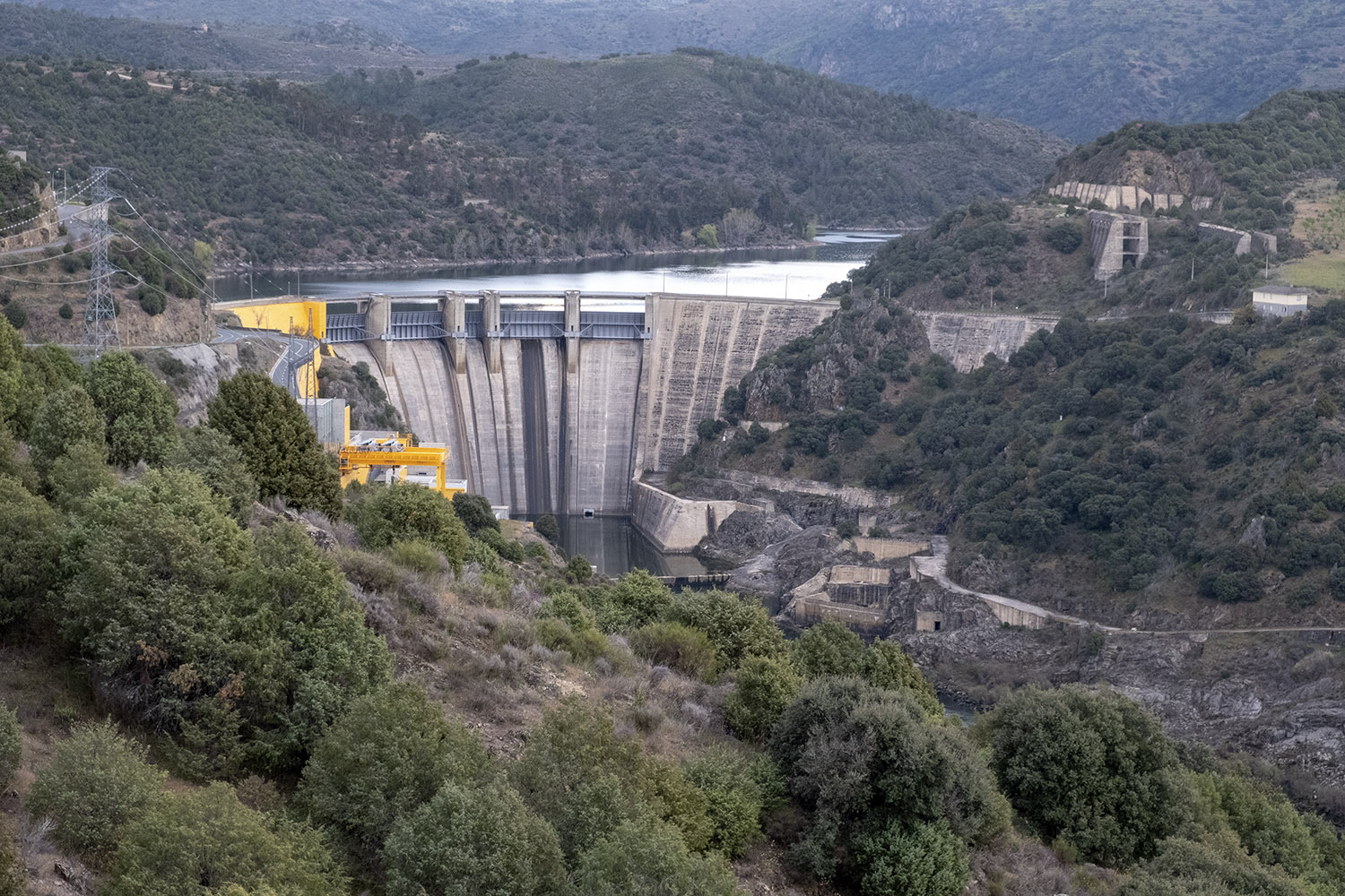 Vista da barragem e do Douro