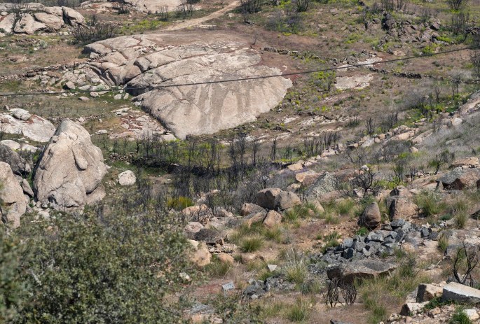Uma das áreas do barrocal