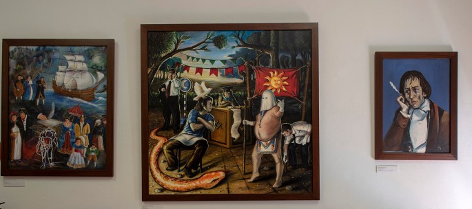 Bocage e a sua obra em pinturas contemporâneas