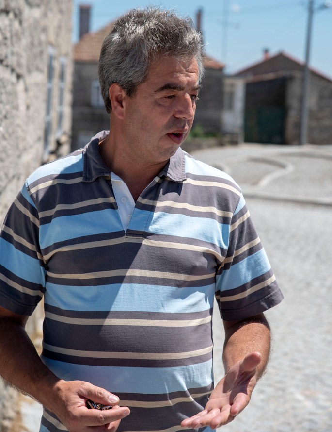 António Santos, presidente da Junta de Fregueisa de Jarmelo de S. Pedro