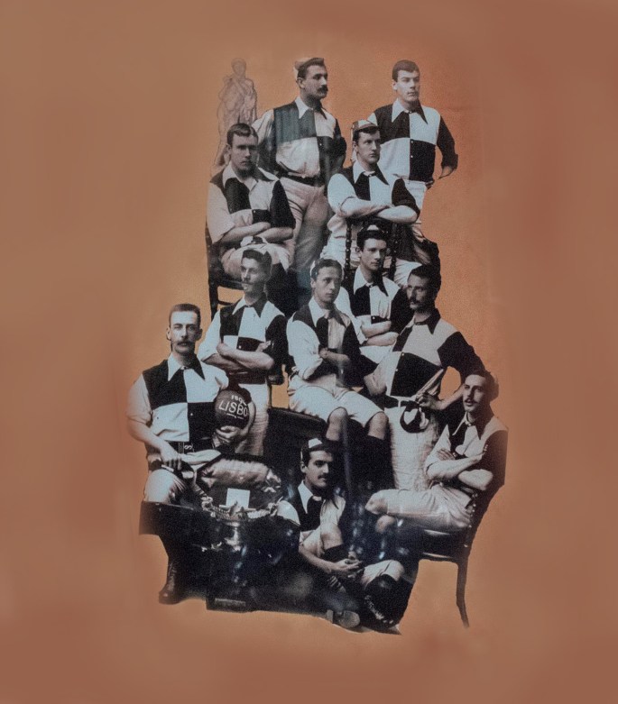 Equipa do Libonense que jogou a 2 de Março no Porto