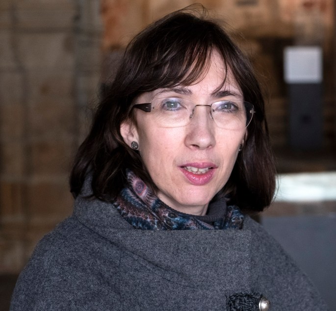 Manuela Silva guia no monumento