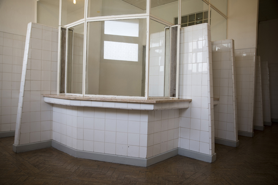 Parlatório na antiga prisão