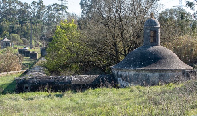 Mãe de Água Velha em Belas, na fase inicial do Aqueduto das Águas Livres