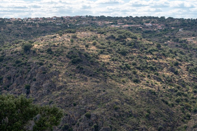 Vista para Cidadelhe, concelho de Meda